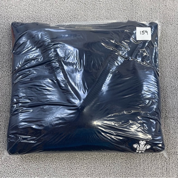 Glenbrae Sweater Adult Extra Large Blue V-Neck Lambs Wool Pullover Preppy Men - Picture 13 of 13